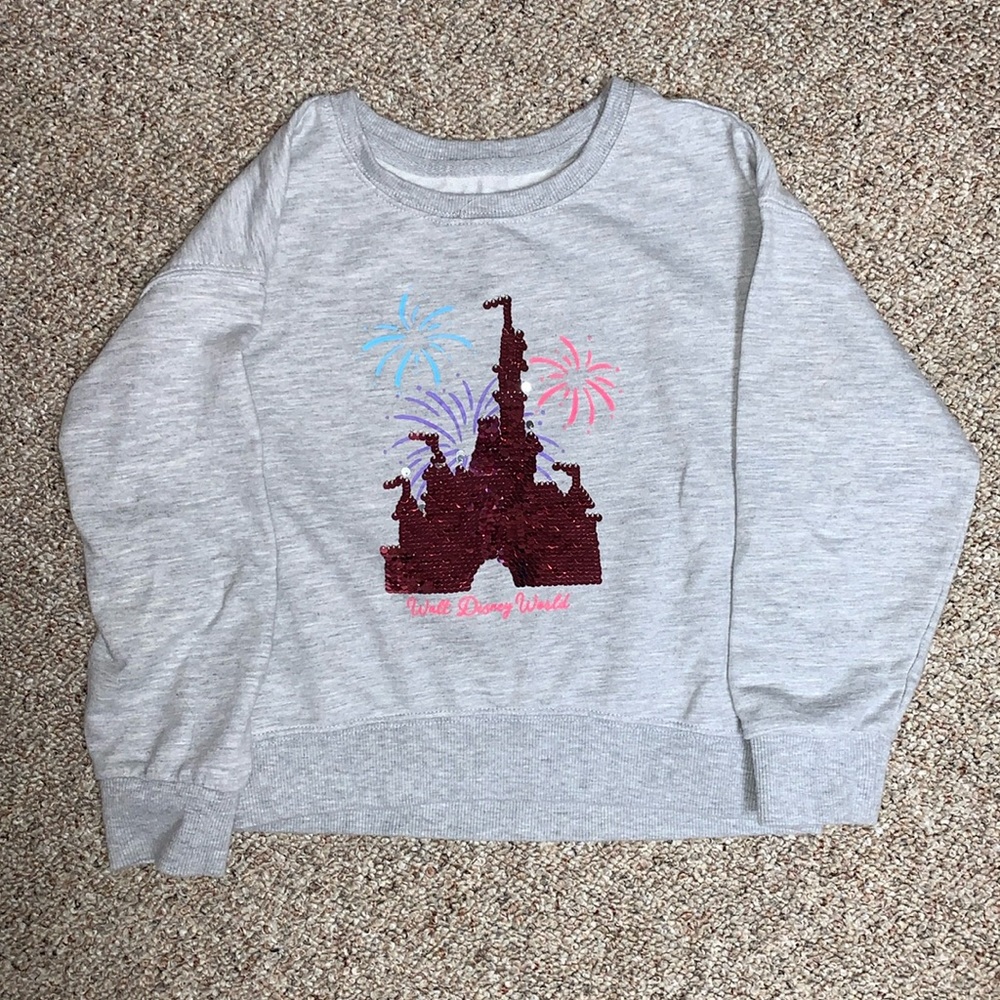 Disney Parks Sparkle Castle Sweatshirt